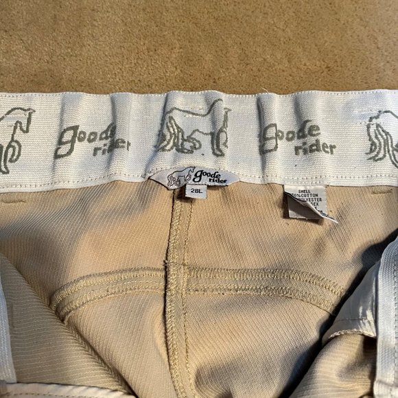 Goode Rider Ribbed Knee Patch Breeches - Picture 4 of 4